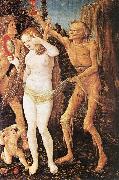 BALDUNG GRIEN, Hans Three Ages of the Woman and the Death  rt4 oil painting artist